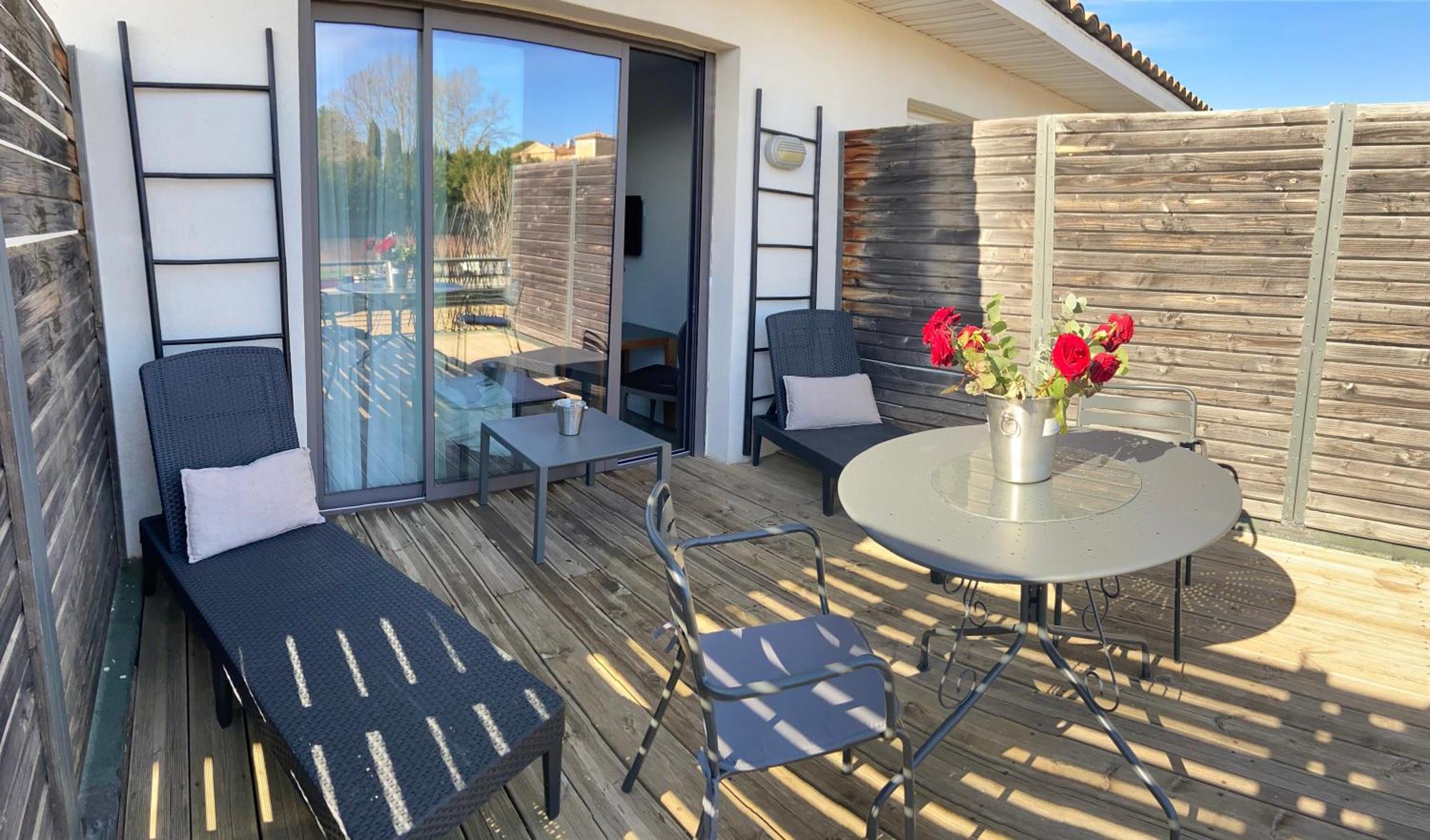 Les Terrasses D'Aix - Studio Avec Grande Terrasse Privee Éguilles Exterior foto