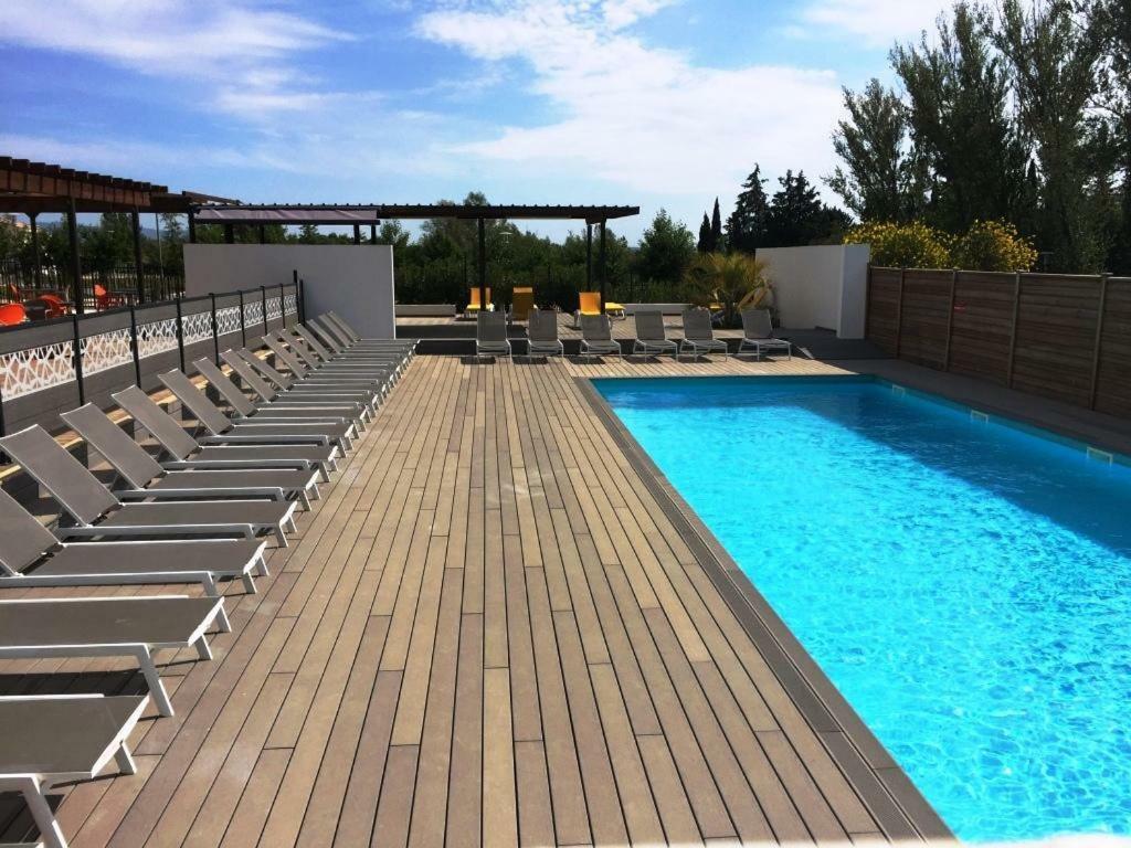 Les Terrasses D'Aix - Studio Avec Grande Terrasse Privee Éguilles Exterior foto